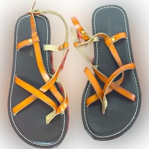 Montego Bay club brown leather sandals